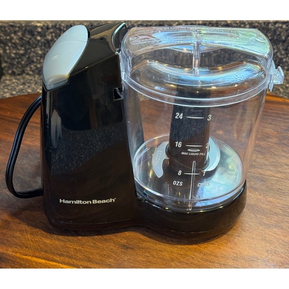 Hamilton Beach Other - Hamilton Beach 3 Cup Mini Food Processor Chopper Black Pulse Tested Works